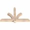 Ekena Millwork Redmond Smooth Timber Gable Bracket, Douglas Fir, 48"W x 32"H x 3 1/2"D x 3 1/2"F, 16/12 Pitch GBW048X32X0404RED00SDF - alternate 3